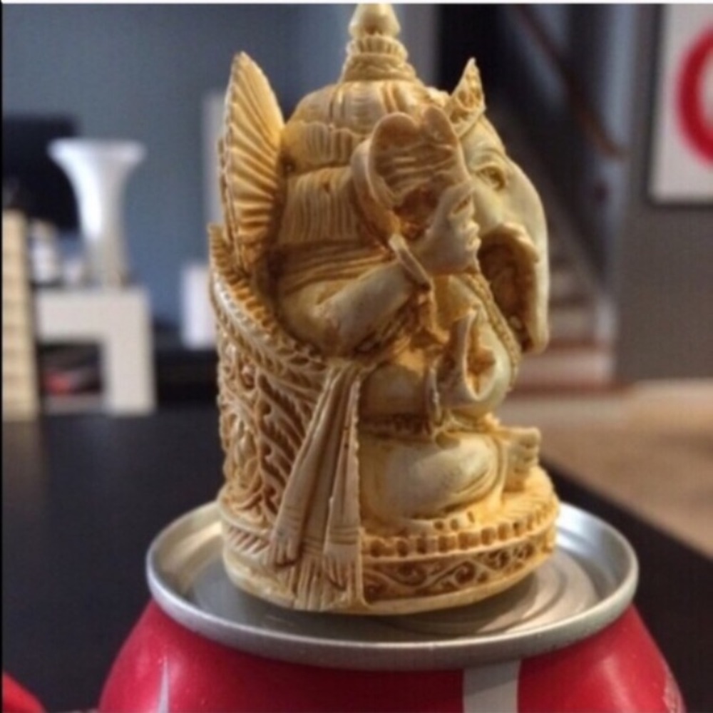 COPY - Hand carved unique Hindu Lord Ganesh statue